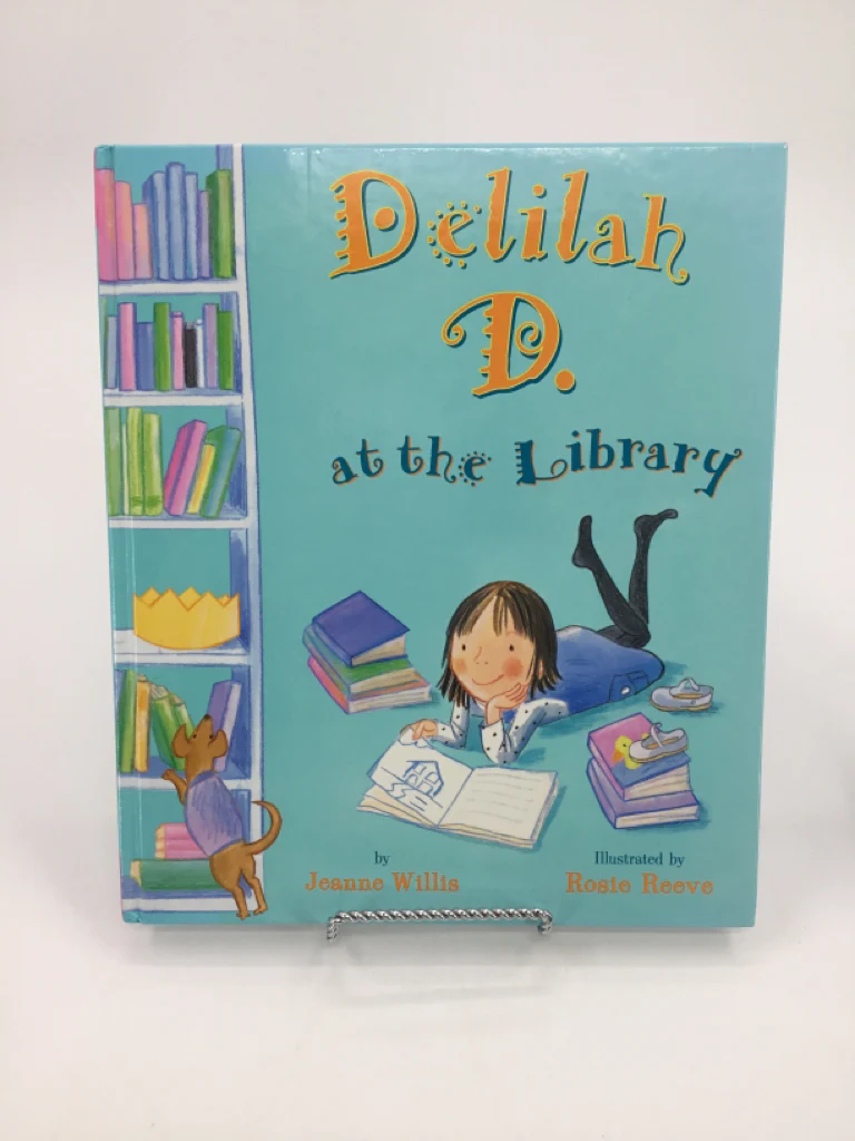 Deliah D. at the Library Hardback Book