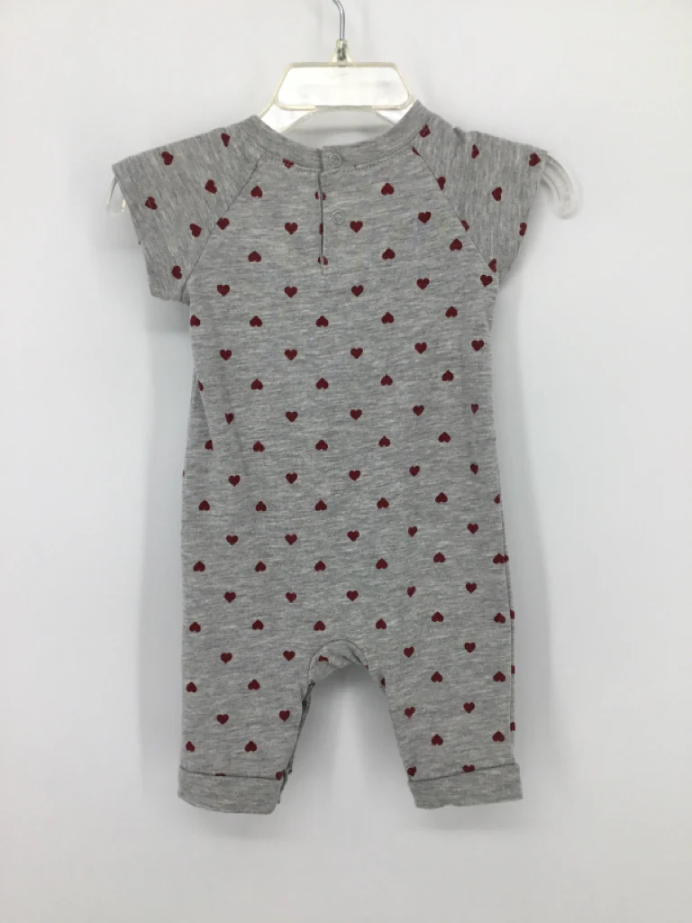Disney Child Size 0-3 Months Gray Valentine's Day Outfit - Image 2