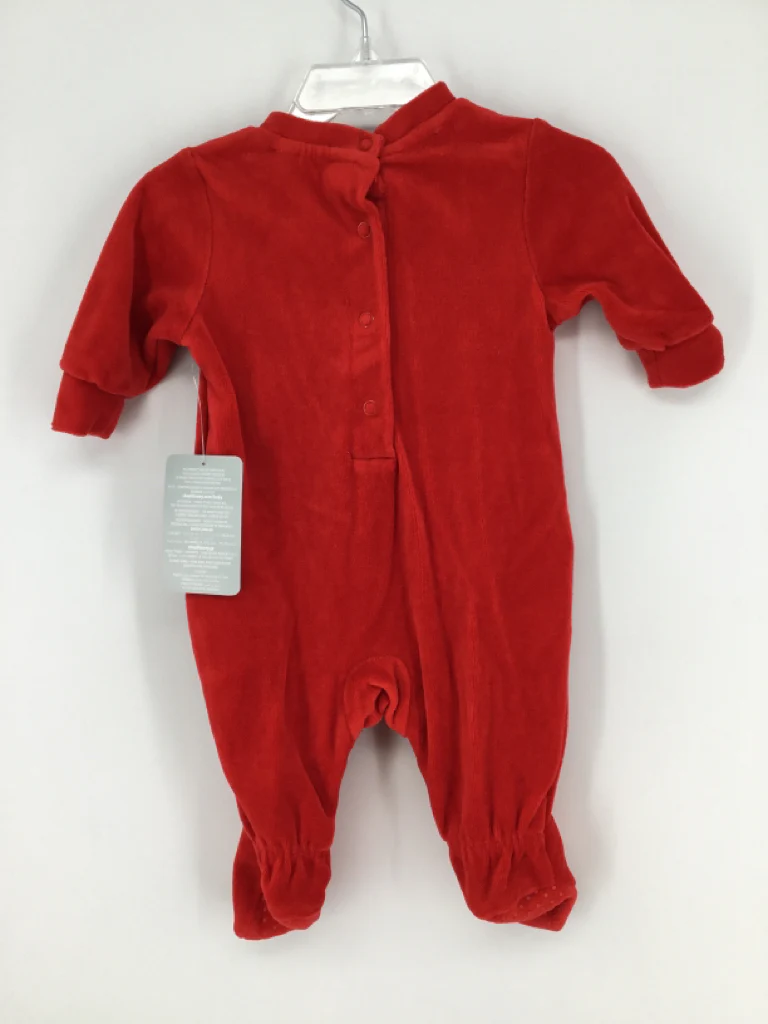 Disney Child Size 0-3 Months Red Christmas Outfit - Image 2
