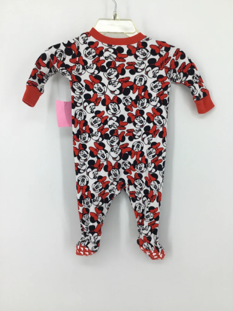 Disney Child Size 0-3 Months Red Sleepers - Image 2