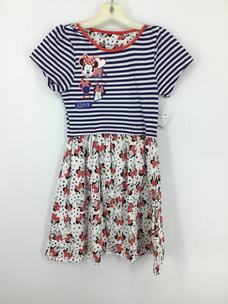 Disney Child Size 10 Blue Stars & Stripes Dress
