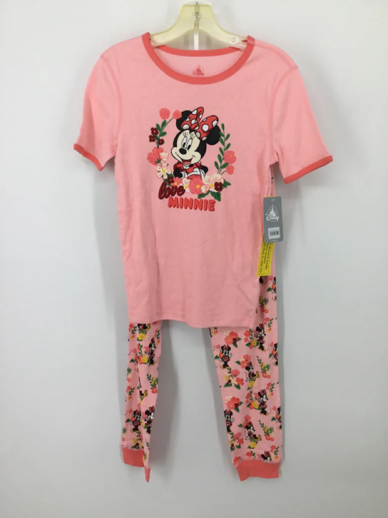 Disney Child Size 10 Pink Pajamas - girls