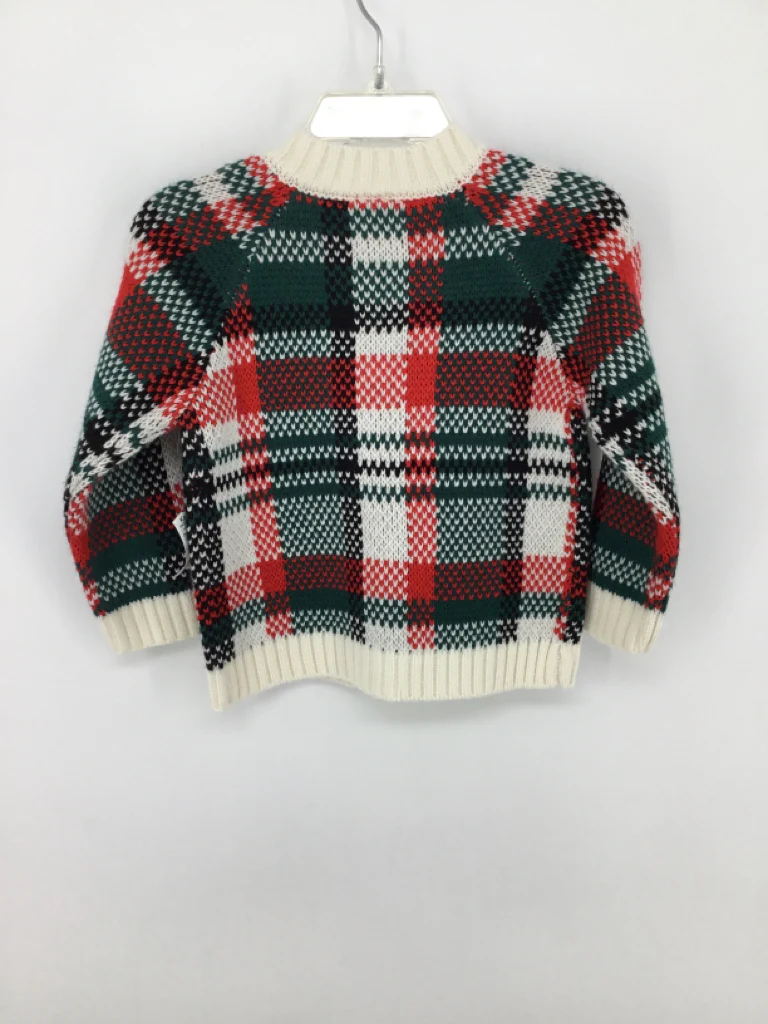 Disney Child Size 12 Months Green Christmas Sweater - Image 2