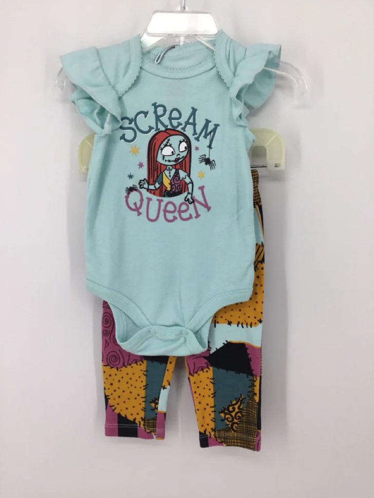 Disney Child Size 3-6 Months Blue Outfit - girls