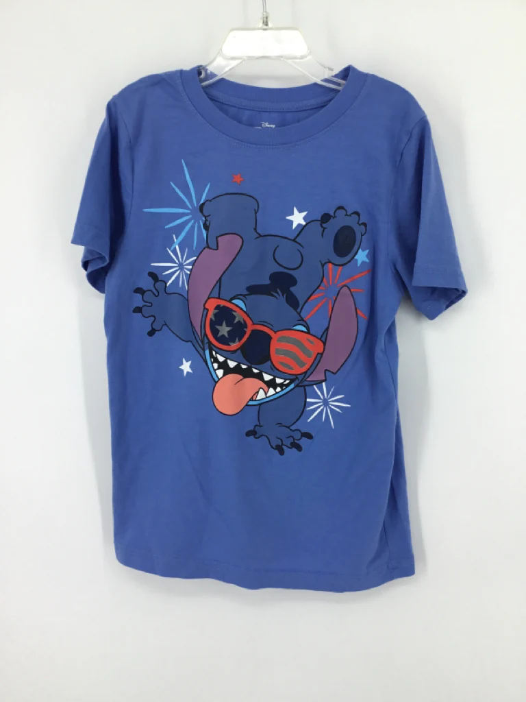 Disney Child Size 6 Blue Stars & Stripes T-Shirt