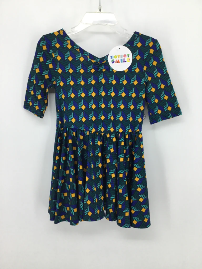 Dot Dot Smile Child Size 2 Blue Dress - girls