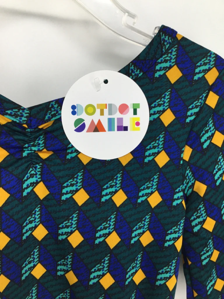 Dot Dot Smile Child Size 2 Blue Dress - girls - Image 2