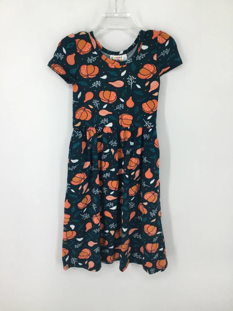 Dot Dot Smile Child Size 2 Teal Halloween Dress