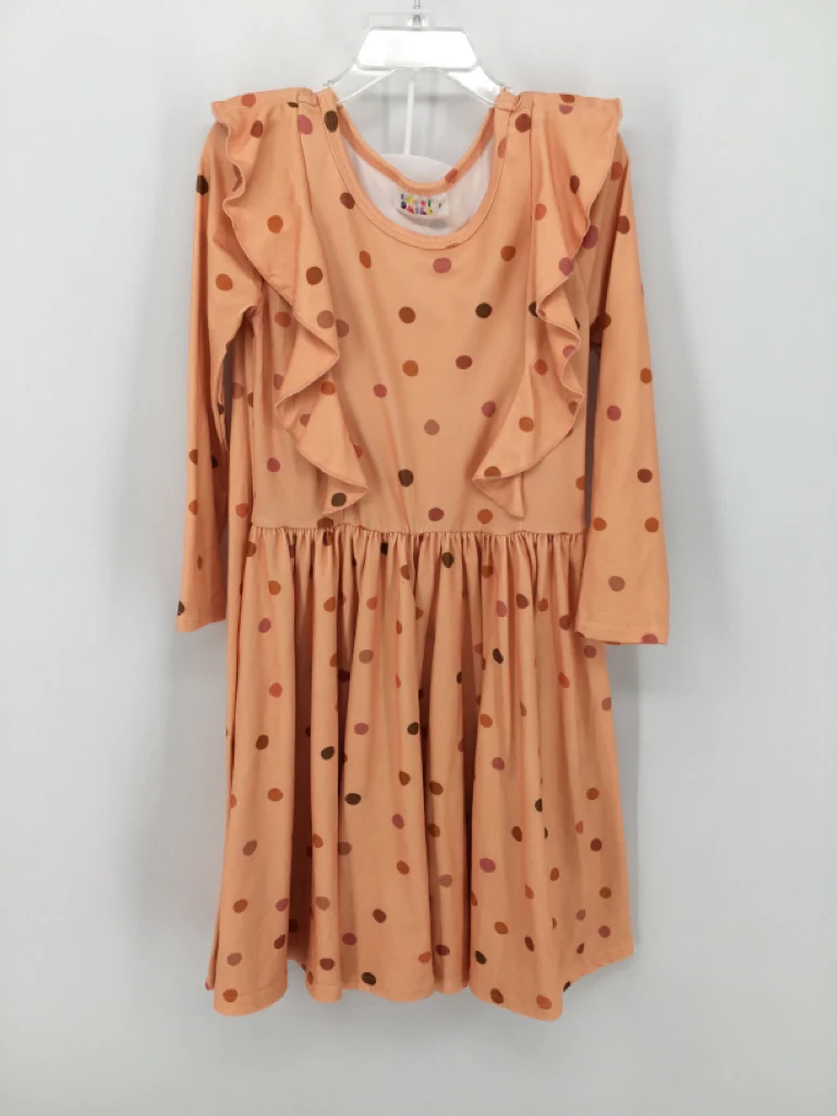 Dot Dot Smile Child Size 7 Orange Outfit - girls