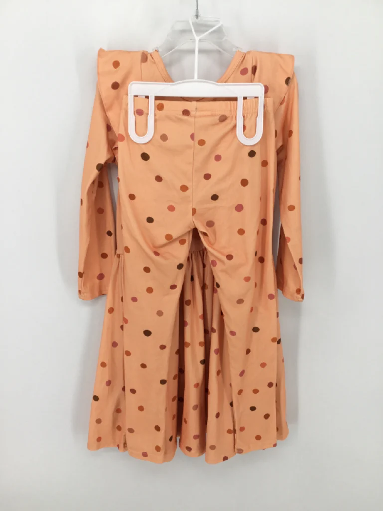 Dot Dot Smile Child Size 7 Orange Outfit - girls - Image 2