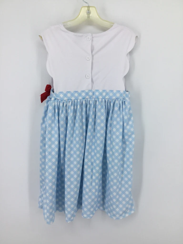 Down By the Bay Child Size 10 Blue Stars & Stripes Dress - Image 2