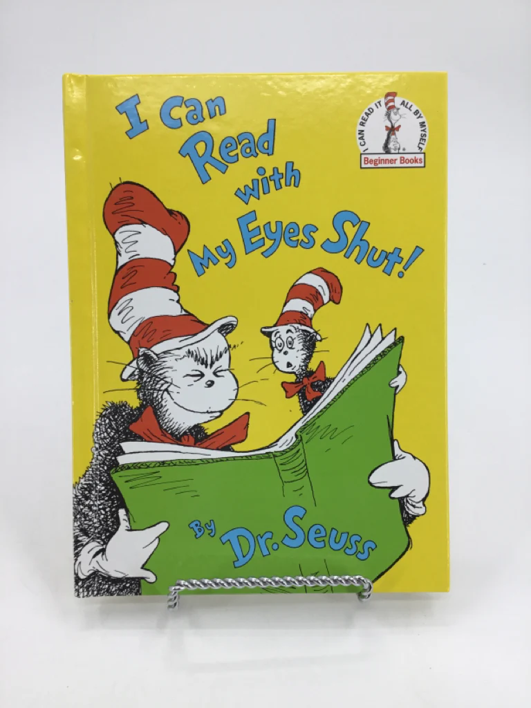 Dr. Seuss I Can Read with My Eyes Shut Hardback Book
