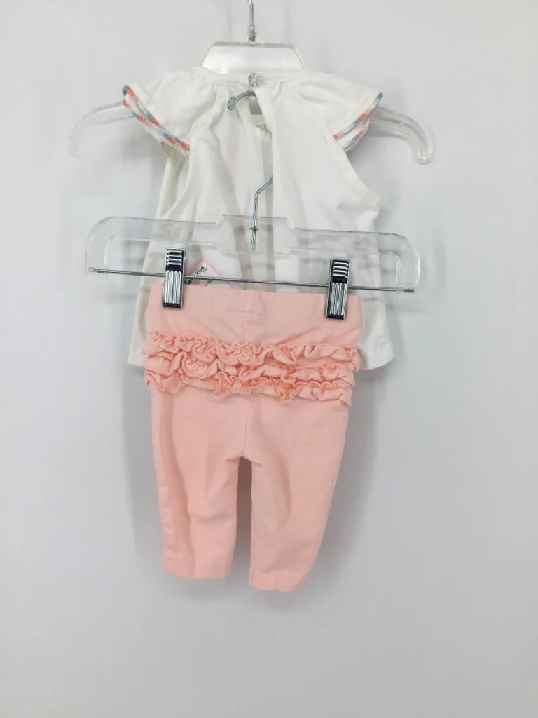 Dylan & Abby Child Size 0-3 Months White Outfit - girls - Image 2