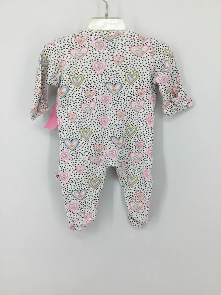 E=MC2 by Magnetic Me Child Size Newborn Pink Sleepers - Image 2