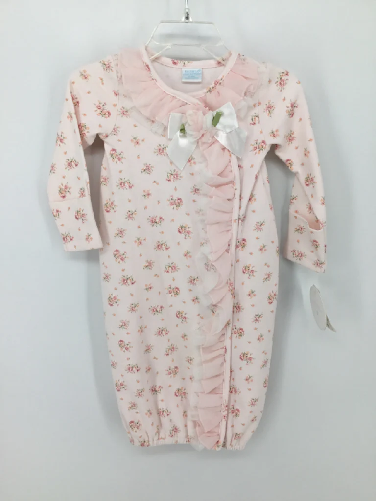 Edgehill Collection Child Size 0-6 Months Pink Sleepers