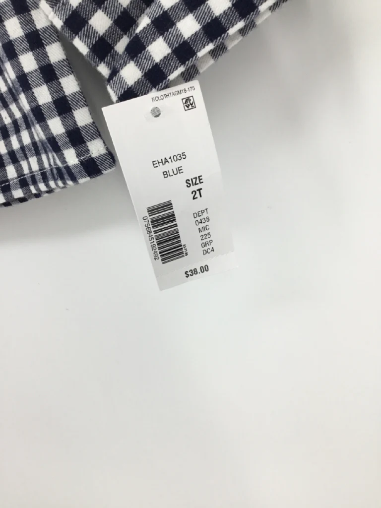Edgehill Collection Child Size 2 Navy Christmas Shirt - Image 2