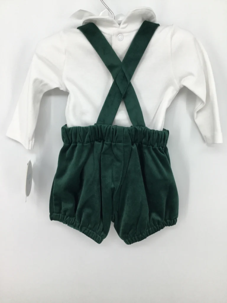 Edgehill Collection Child Size 3 Months Green Christmas Outfit - Image 3