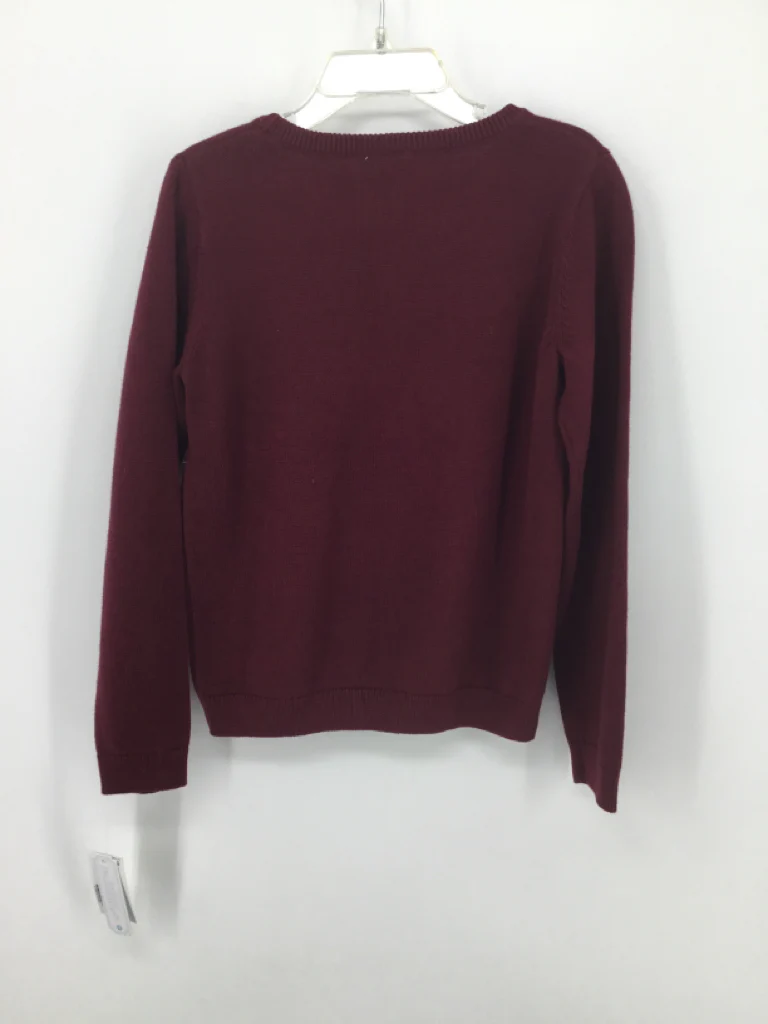 Edgehill Collection Child Size 4 Burgundy Print Sweater - boys - Image 3