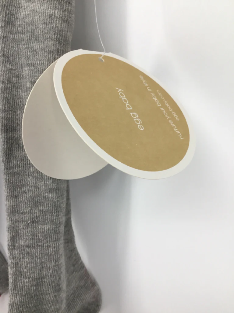 EGG Child Size 0-3 Months Gray Tights - girls - Image 2