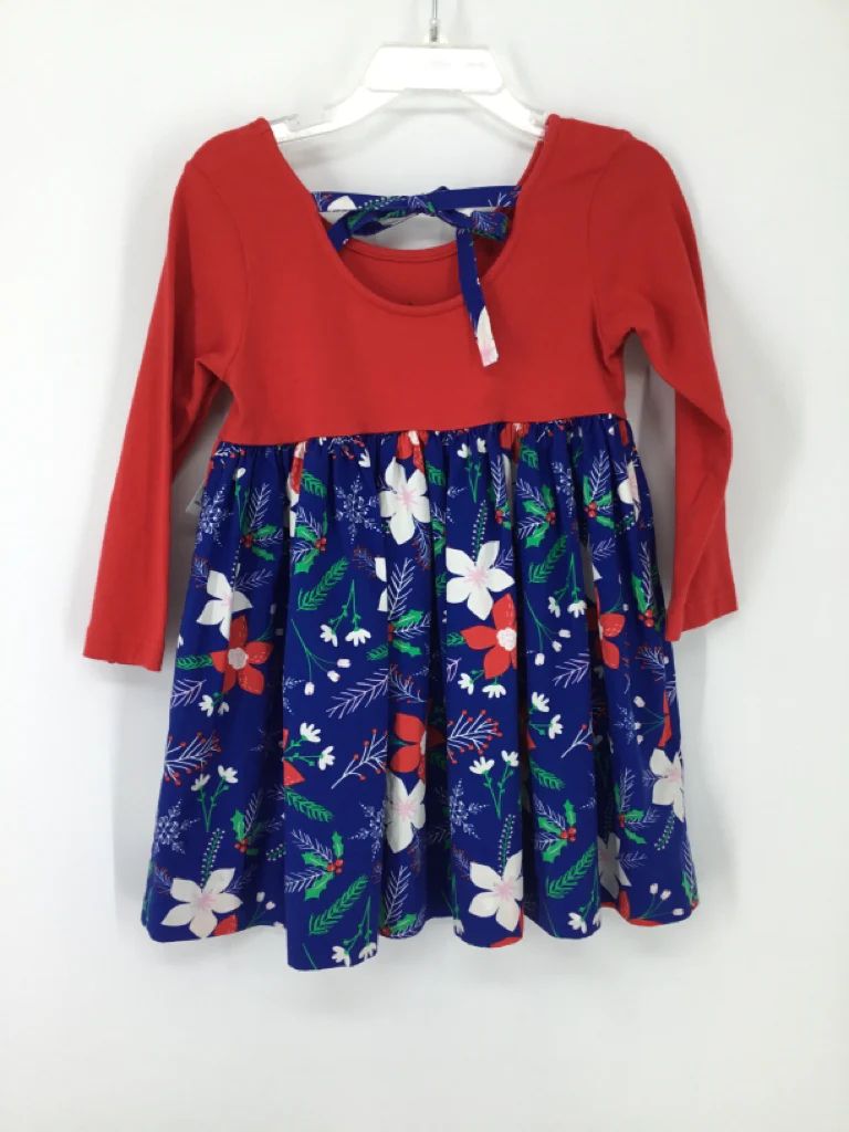 Eleanor Rose Child Size 3 Blue Christmas Dress - Image 2
