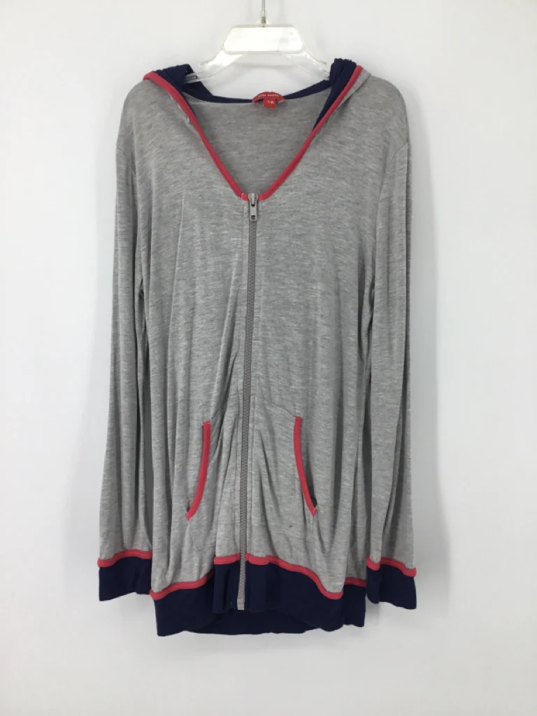 Ella Moss Child Size 7 Gray Hoodie - girls