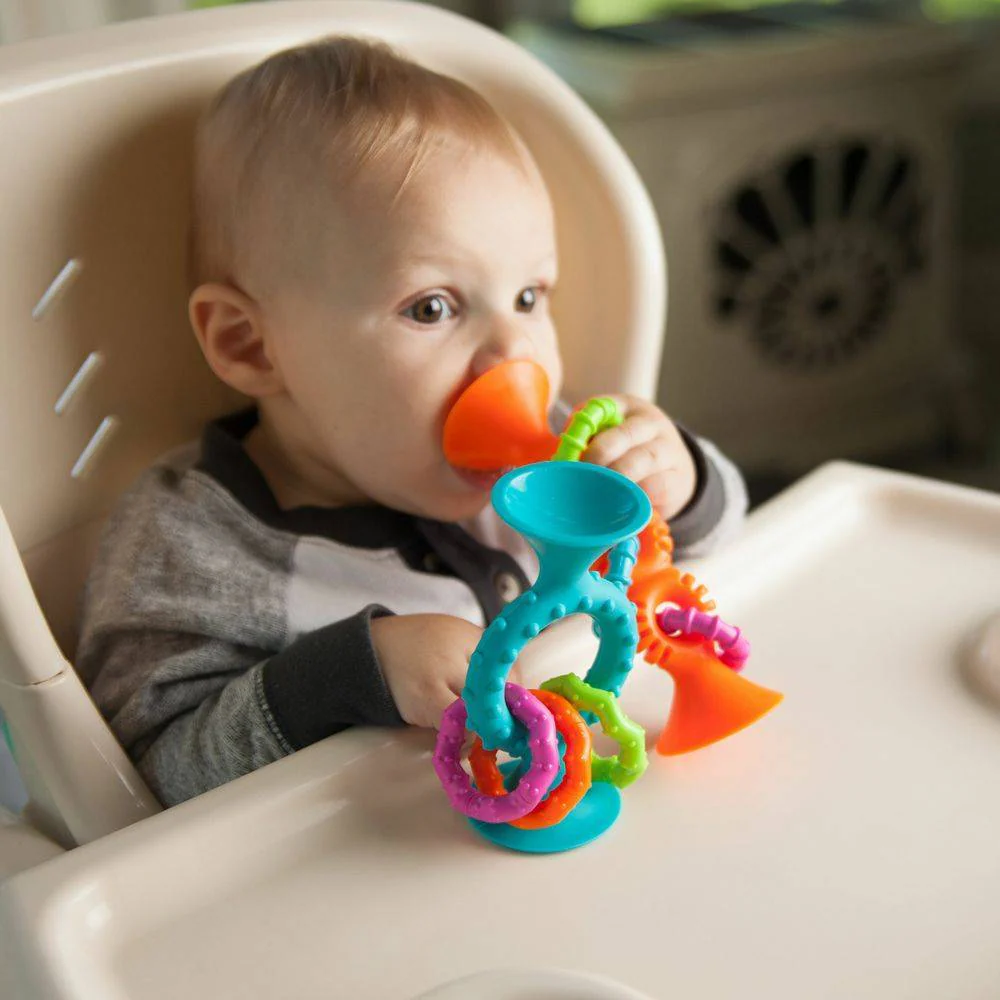 Fat Brain Toys Pip Squigz Loops - Blue - Image 5