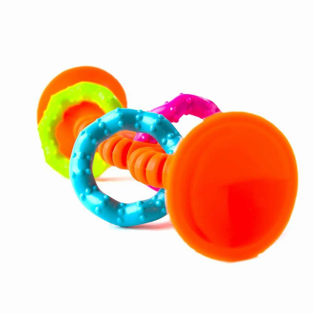 Fat Brain Toys Pip Squigz Loops - Orange - Image 3