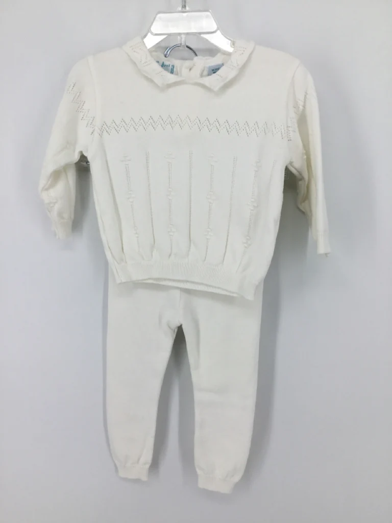 Feltman Bros Child Size 12 Months White Outfit - girls