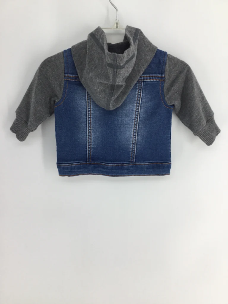 First Impressions Child Size 0-3 Months Blue Solid Jacket - boys - Image 2