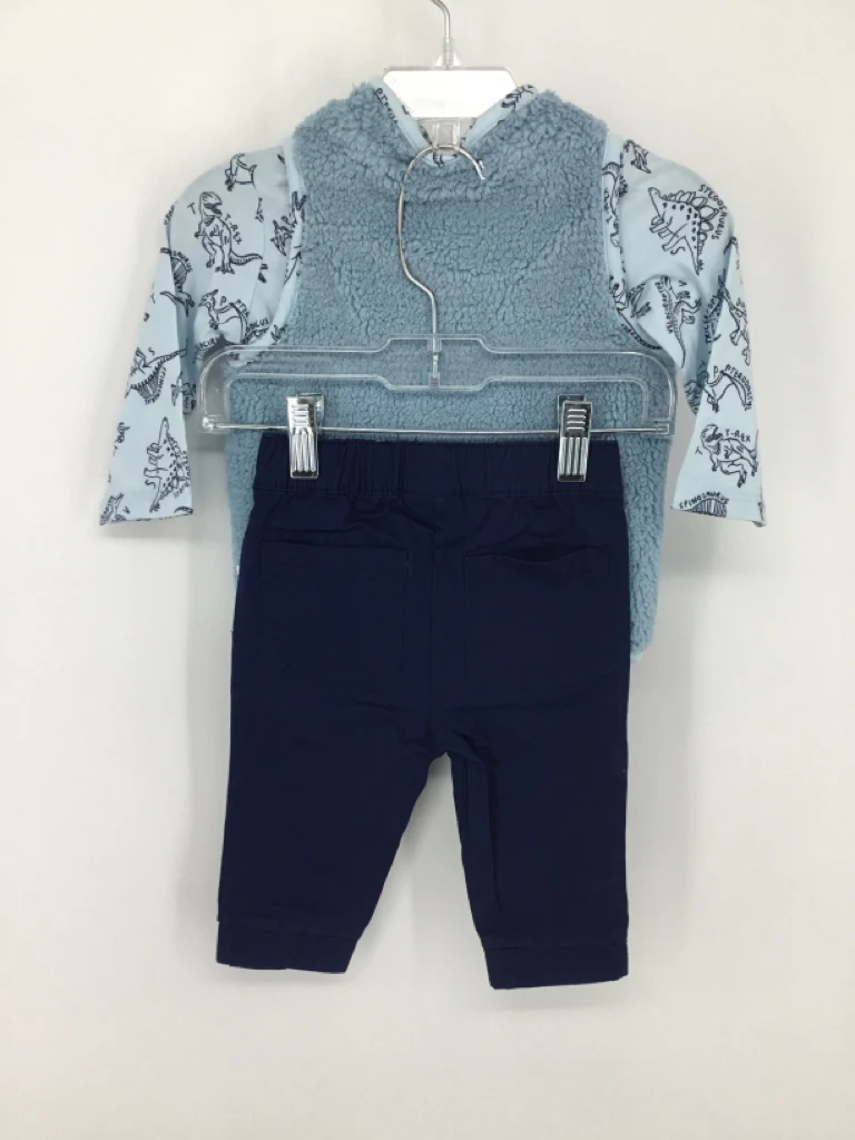 First Impressions Child Size 3-6 Months Blue Dinosaur Outfit - boys - Image 2