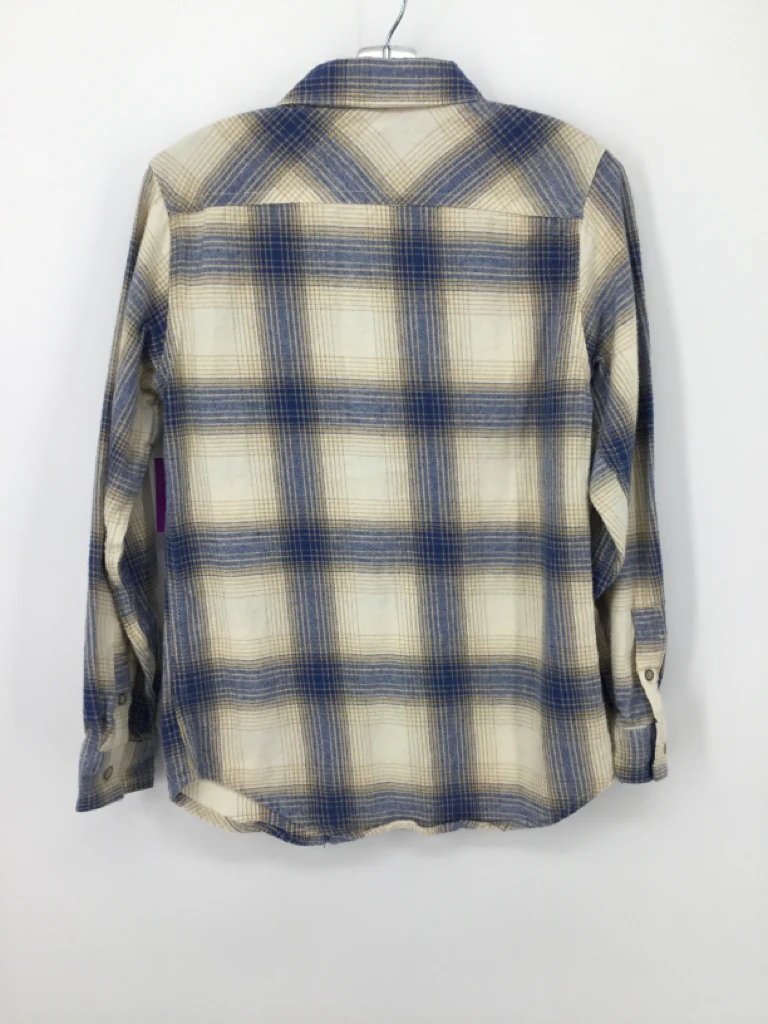 First Wave Child Size 10 Blue Plaid Shirt - boys - Image 2