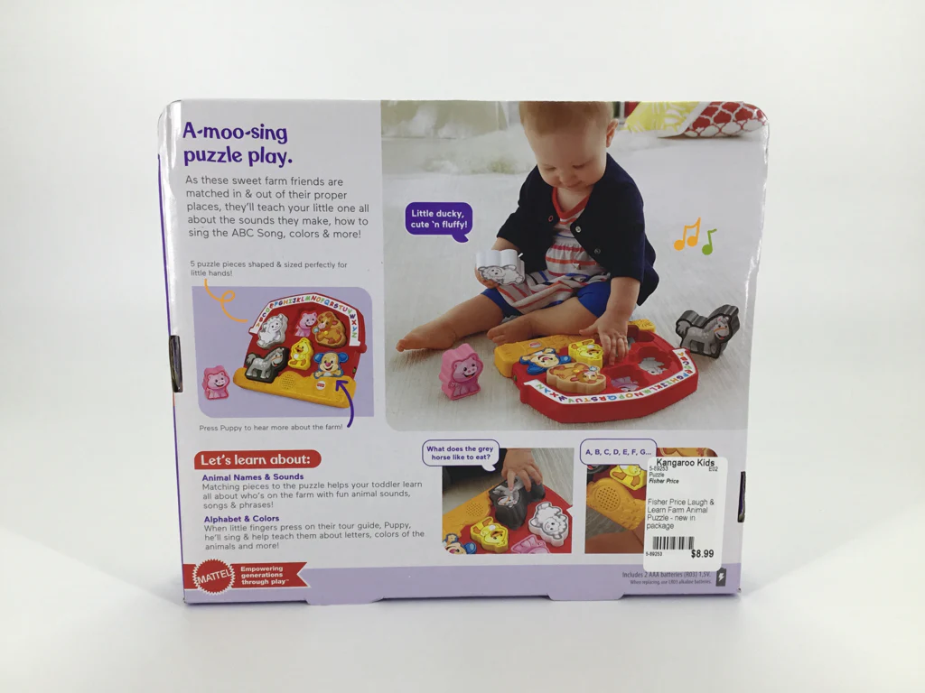 Fisher Price Laugh & Learn Farm Animal Puzzle - Image 2