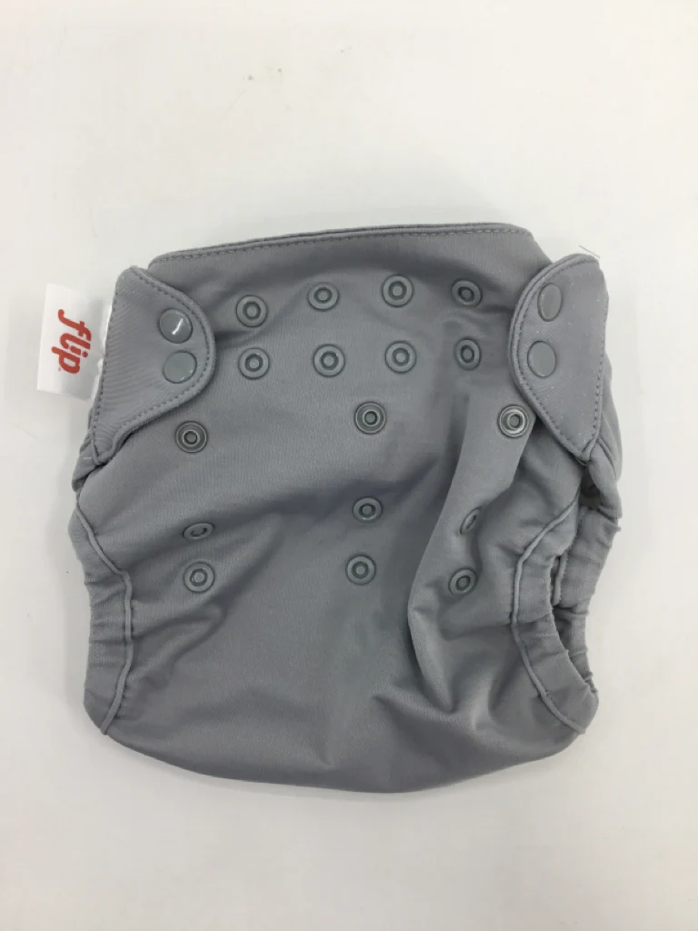 Flip Child Size One Size Gray Solid Cloth Diaper Cover