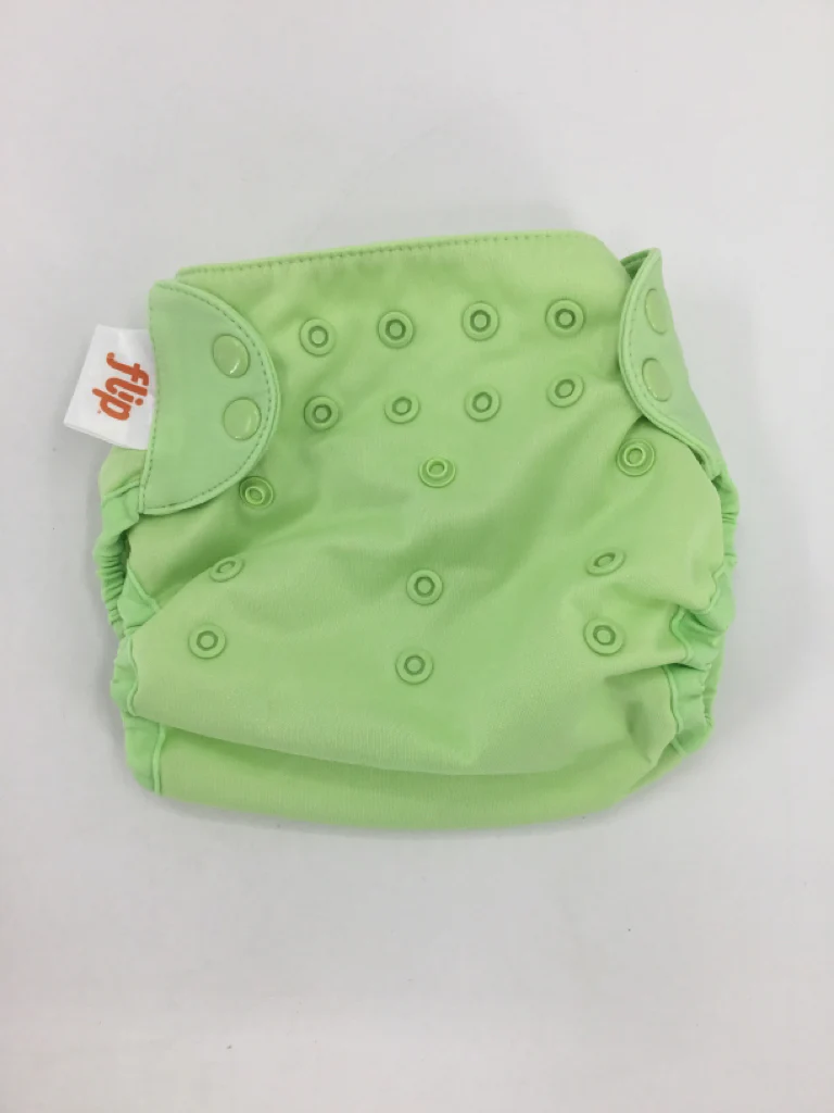Flip Child Size One Size Green Solid Cover Cloth Diaper