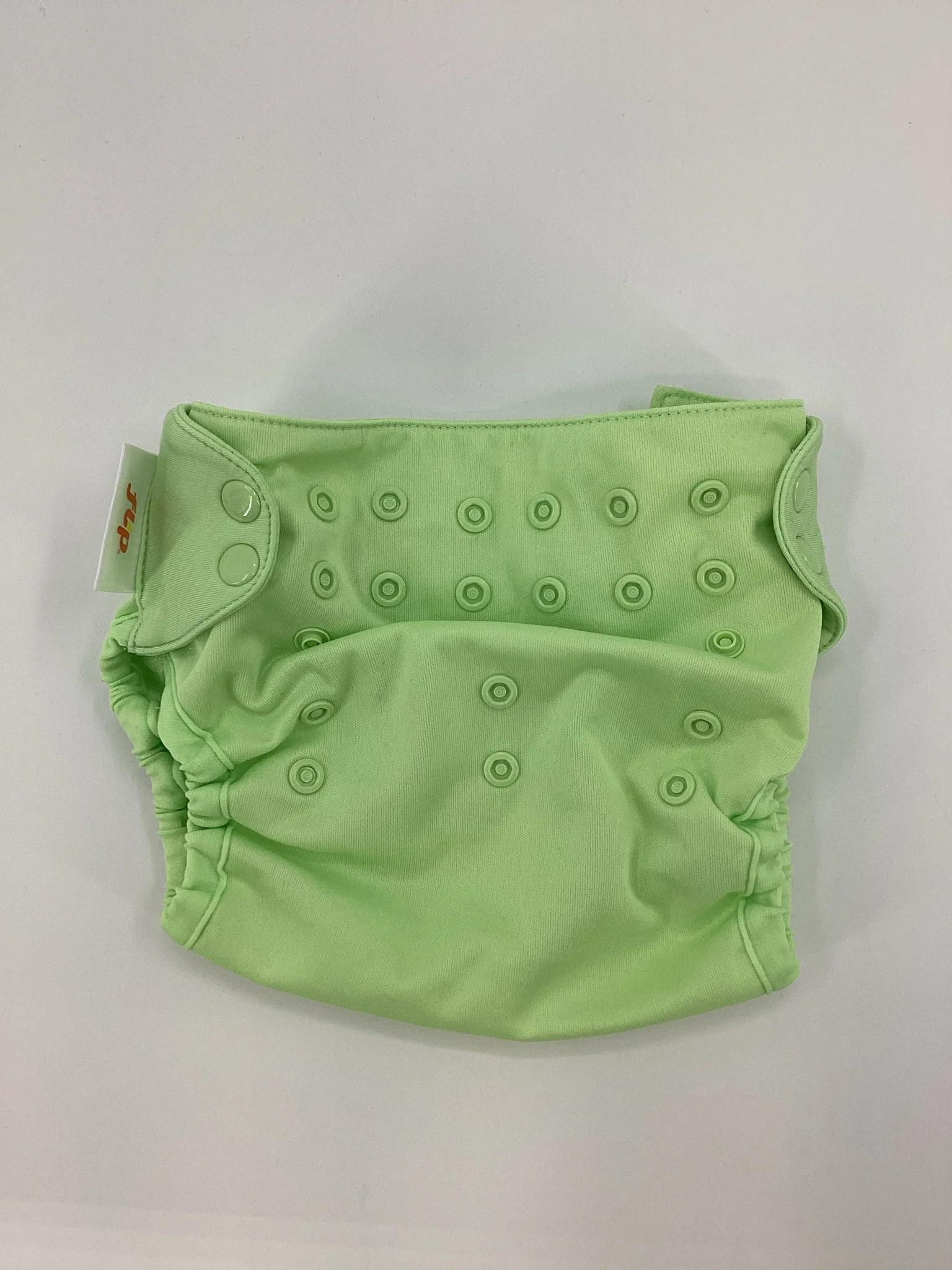 Flip Child Size One Size Green Solid Cover Cloth Diaper