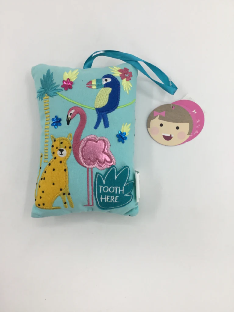 Floss & Rock Jungle Tooth Fairy Cushion