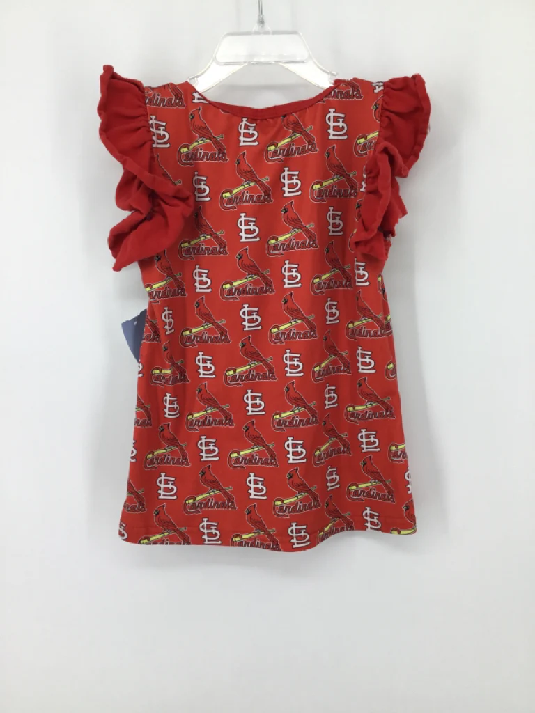 Foxtail Lilies Child Size 3 Red Shirt - girls - Image 2