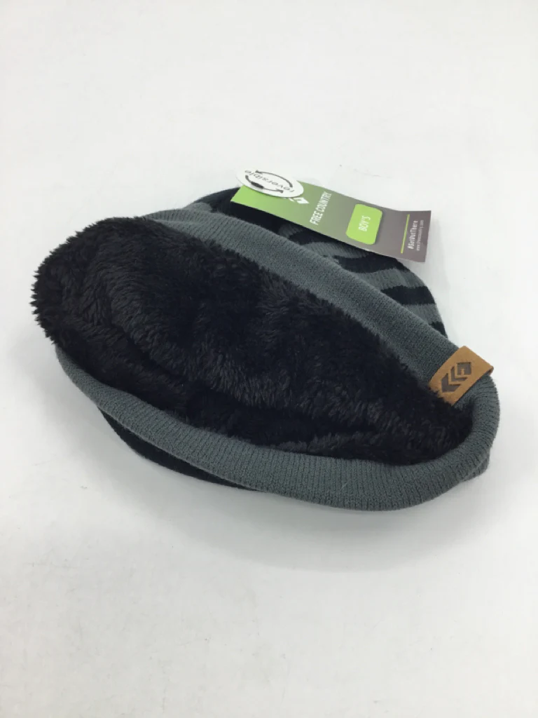 Free Country Child Size One Size Black Animal Print Hats - boys - Image 2