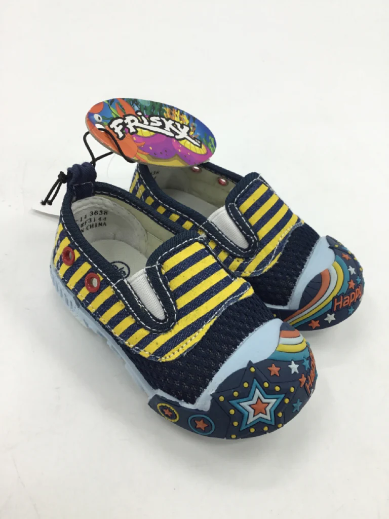 Frisky Child Size 3 Toddler Blue Sneakers