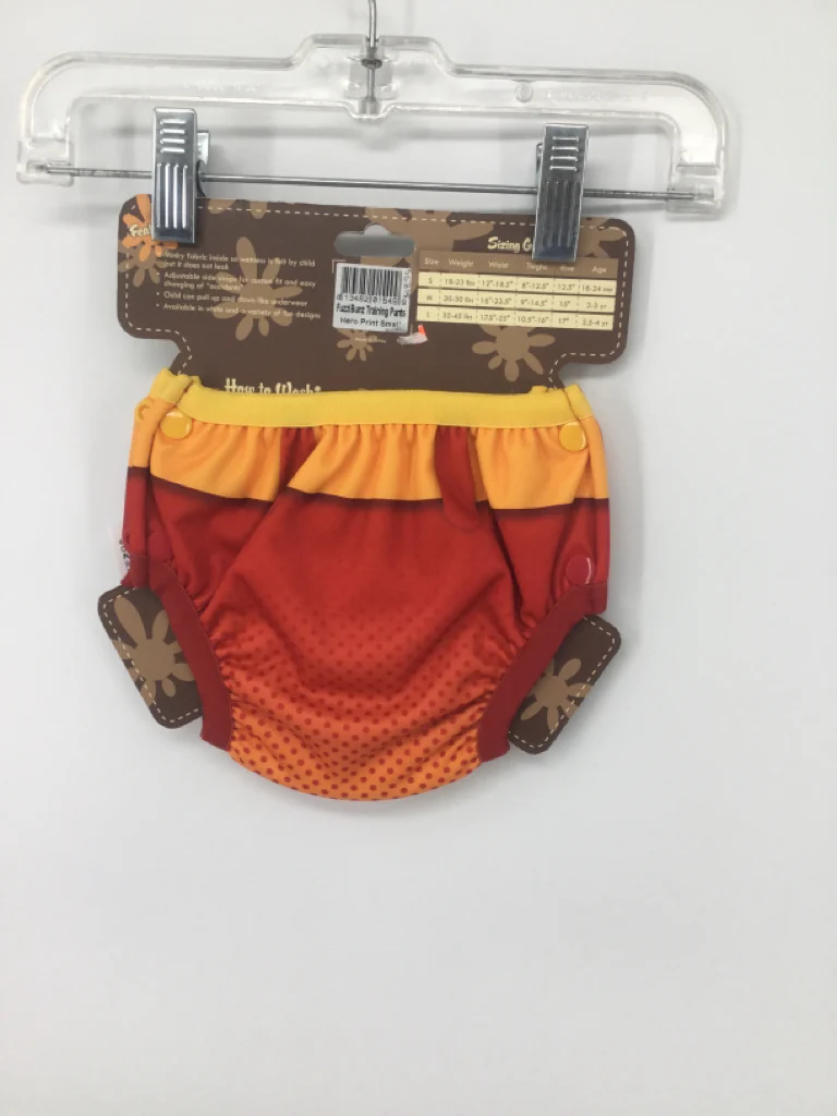 Fuzzi Bunz Child Size S Red Print Training Cloth Diaper - Image 2