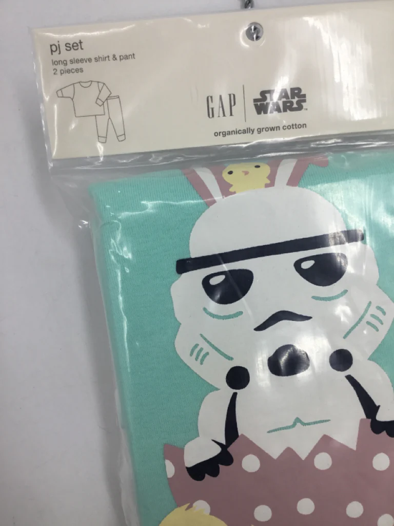 Gap Child Size 5 Blue Easter Pajamas - Image 2