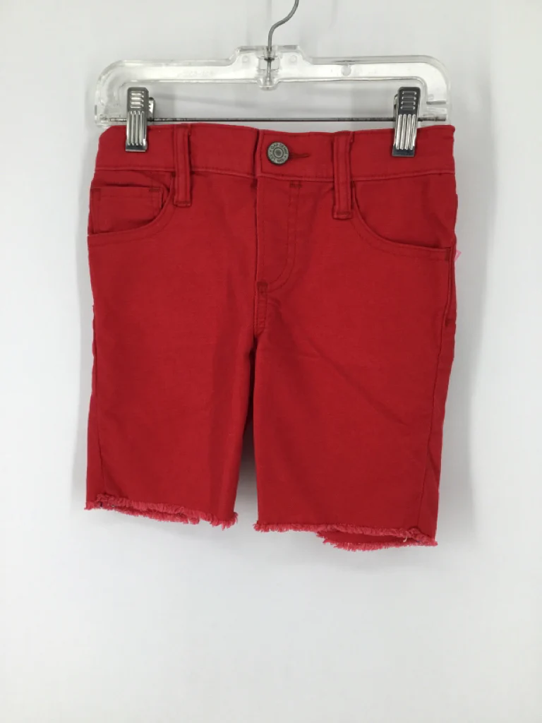 Gap Denim Child Size 5 Red Solid Shorts - boys