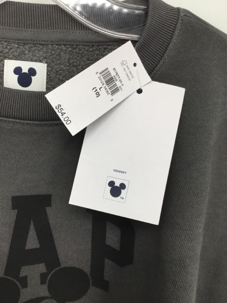 Gap + Disney Child Size 10 Gray Sweatshirt - girls - Image 2