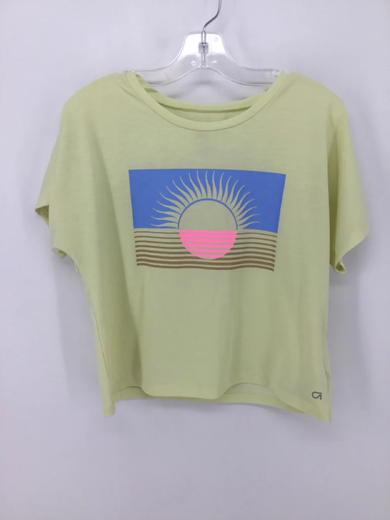 Gap Fit Child Size 10 Yellow T-shirt - girls