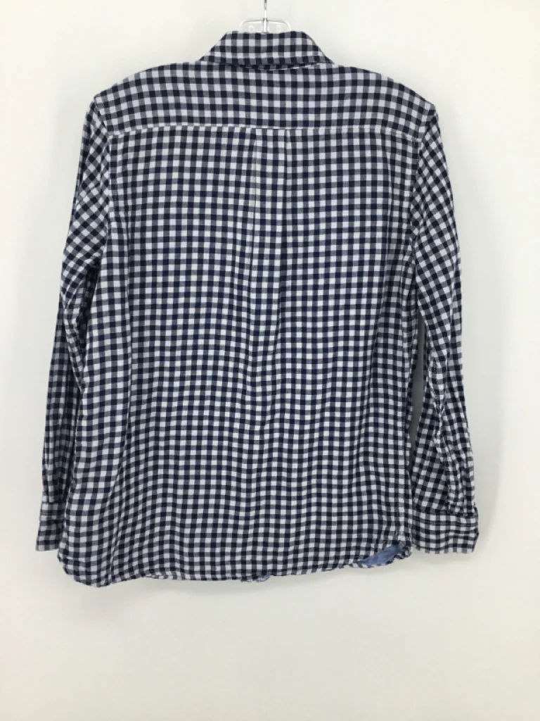Gap Kids Child Size 10 Navy Gingham Shirt - boys - Image 2