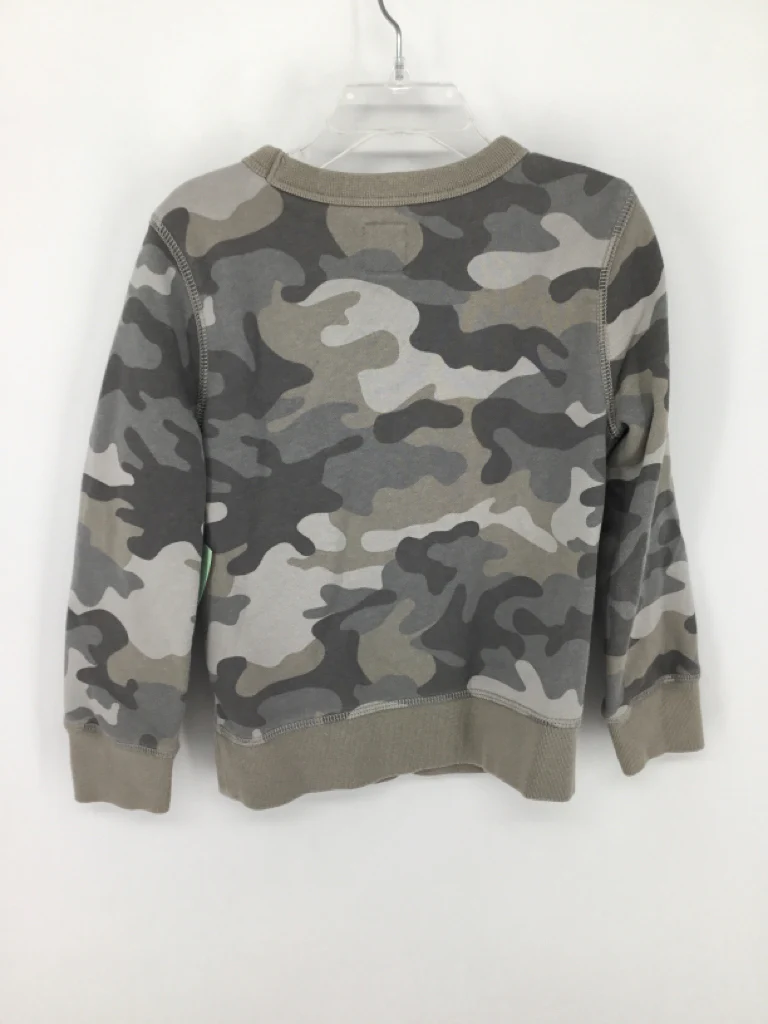 Gap Kids Child Size 4 Gray Camoflage Sweatshirt - boys - Image 2