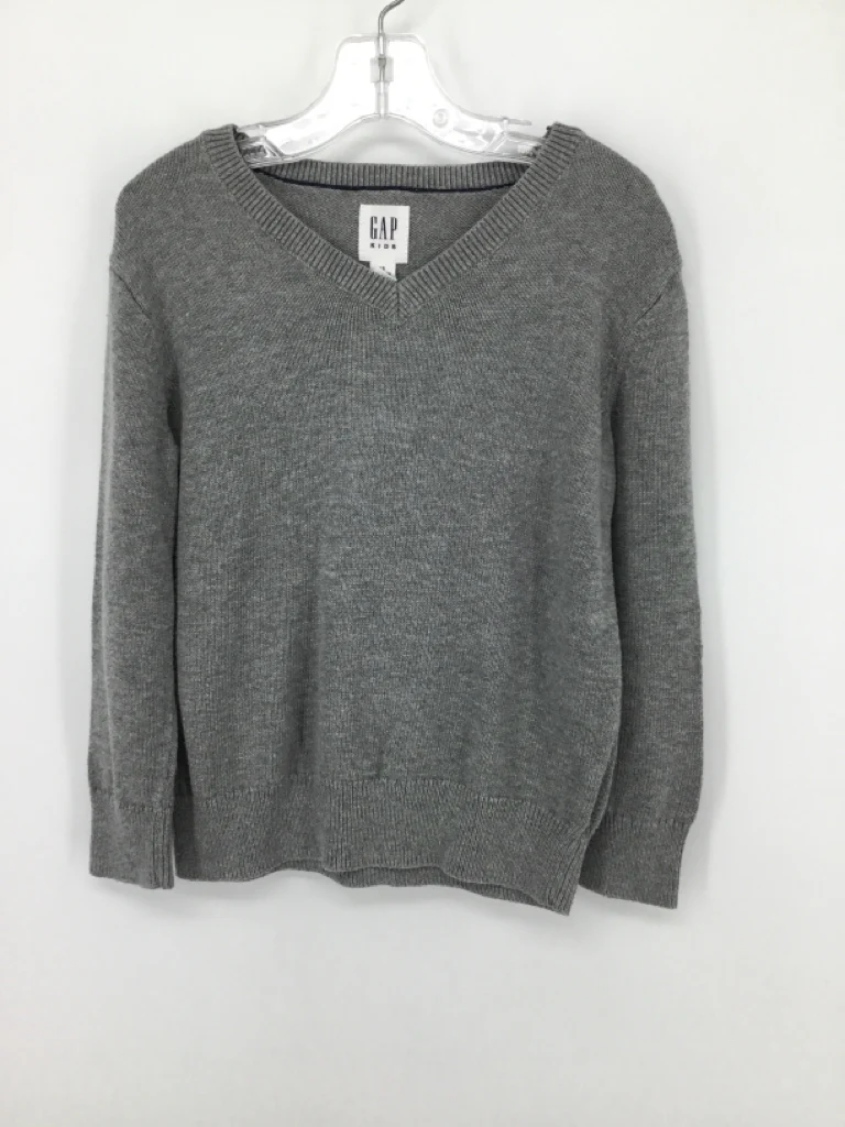Gap Kids Child Size 4 Gray Solid Sweater - boys