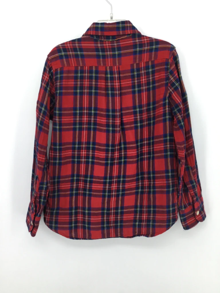 Gap Kids Child Size 6 Red Plaid Shirt - boys - Image 2