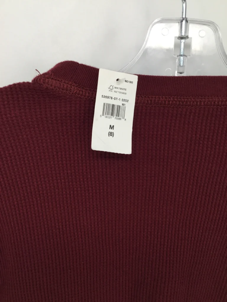 Gap Kids Child Size 8 Burgundy Solid Shirt - boys - Image 2