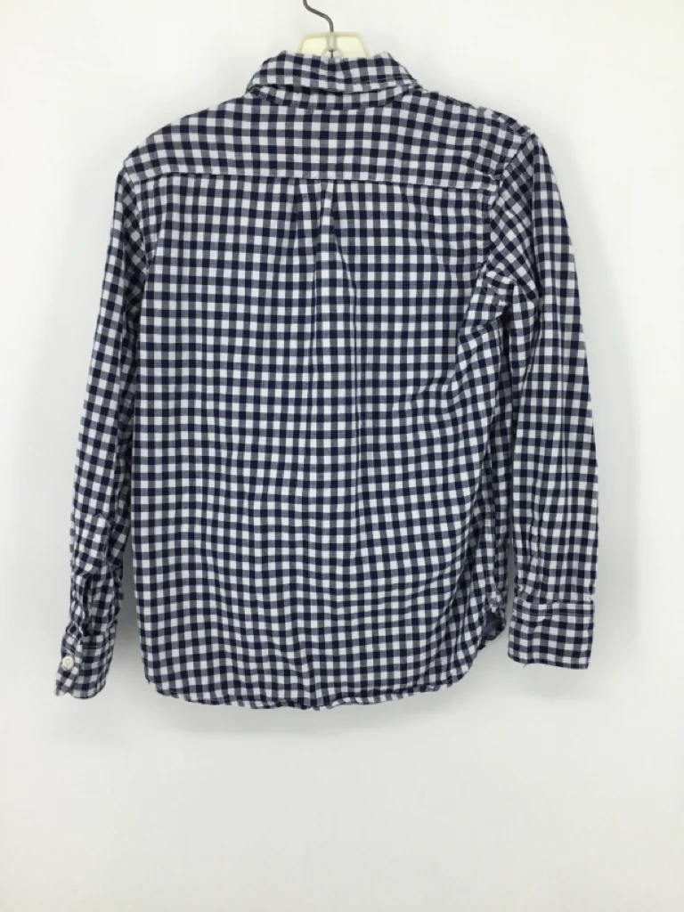 Gap Kids Child Size 8 Navy Gingham Shirt - boys - Image 2